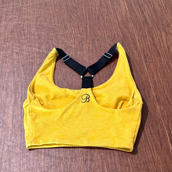 Bombshell Sportswear Yellow Sports Bra - Picture 3 of 6